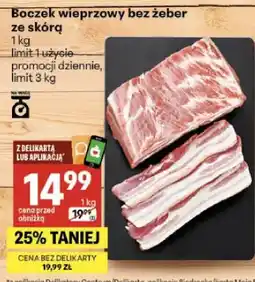 Delikatesy Centrum Boczek wieprzowy bez żeber ze skórą oferta