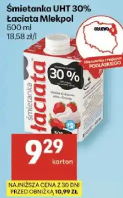 Delikatesy Centrum Śmietanka UHT 30% oferta