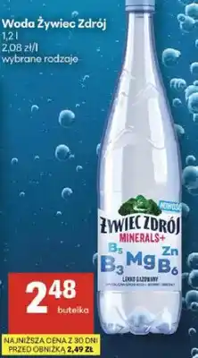 Delikatesy Centrum Woda Żywiec Zdrój wybrane rodzaje oferta