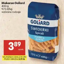 Delikatesy Centrum Makaron świderki spirali wybrane rodzaje oferta