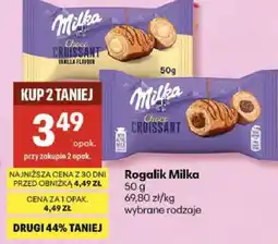 Delikatesy Centrum Rogalik Milka Croissant wybrane rodzaje oferta