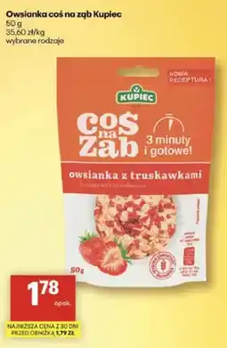 Delikatesy Centrum Owsianka coś na ząb z truskawkami wybrane rodzaje oferta