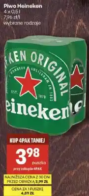 Delikatesy Centrum Piwo Heineken wybrane rodzaje oferta