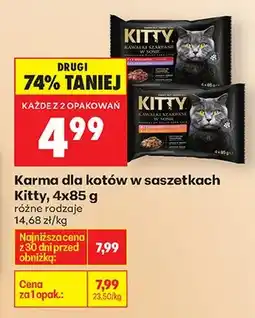 Biedronka Karma dla kotów w saszetkach oferta