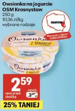 Delikatesy Centrum Owsianka na jogurcie OSM Krasnystaw oferta