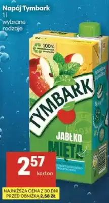 Delikatesy Centrum Napój Tymbark wybrane rodzaje oferta