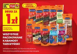 Biedronka Wszystkie kabanosy paczkowane Tarczyński DRUGI ZA 1 ZŁ oferta