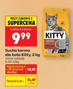 Biedronka Sucha karma dla kota różne rodzaje oferta