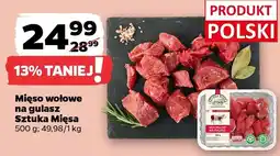Netto Mięso wołowe na gulasz Sztuka Mięsa oferta