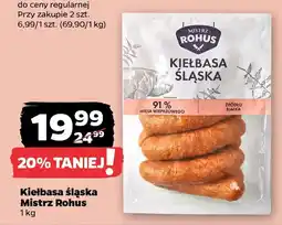 Netto Kiełbasa śląska Mistrz Rohus oferta