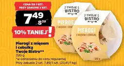 Netto Pierogi z mięsem i cebulką Twoje Bistro oferta