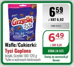 Eurocash Wafle/Cukierki: Tyci Goplana oferta