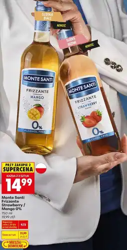 Biedronka Monte Santi Frizzante Strawberry / Mango 0% oferta