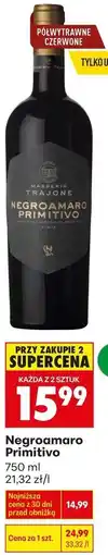 Biedronka Negroamaro Primitivo oferta