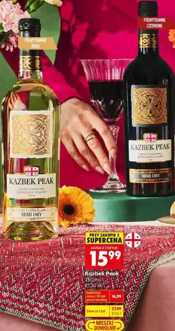 Biedronka Wino Kazbek Peak (białe, czerwone) oferta