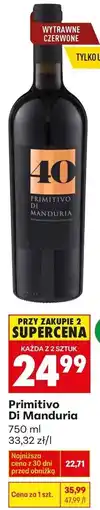 Biedronka Primitivo Di Manduria oferta