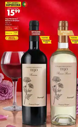 Biedronka Wino Tejo Reserva / Reserva Branco oferta