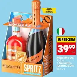 Biedronka Zestaw Mionetto 0% + Mionetto Aperitivo 0% oferta