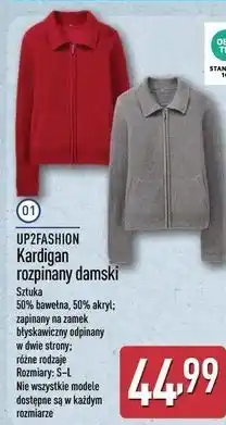 ALDI UP2FASHION Kardigan rozpinany damski oferta