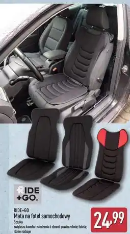 ALDI RIDE+GO Mata na fotel samochodowy oferta