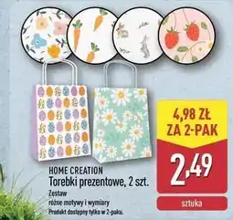 ALDI HOME CREATION Torebki prezentowe, 2 szt oferta