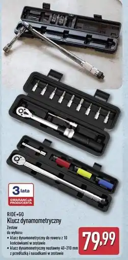 ALDI RIDE+GO Klucz dynamometryczny oferta