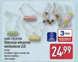 ALDI Dekoracje wiosenne/wielkanocne LED oferta