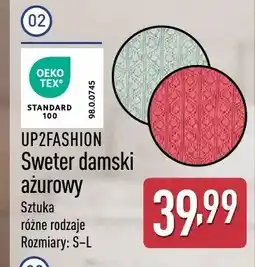 ALDI Sweter damski ażurowy oferta