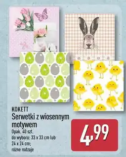 ALDI Serwetki z wiosennym motywem oferta