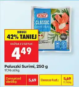 Biedronka Paluszki surimi Classic oferta