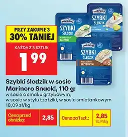 Biedronka Szybki Śledzik w sosie o smaku grzybowym oferta