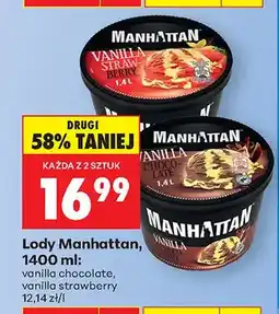 Biedronka Lody Manhattan vanilla chocolate oferta