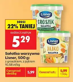 Biedronka Sałatka warzywna z groszkiem oferta