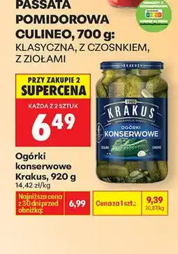 Biedronka Ogórki konserwowe oferta