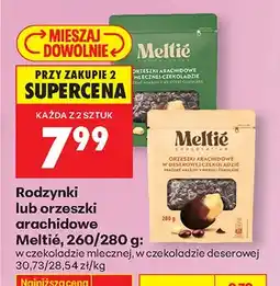 Biedronka Rodzynki lub orzeszki arachidowe w czekoladzie mlecznej oferta