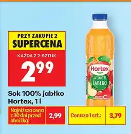 Biedronka Sok 100% jabłko oferta