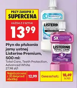 Biedronka Płyn do płukania jamy ustnej, różne rodzaje oferta