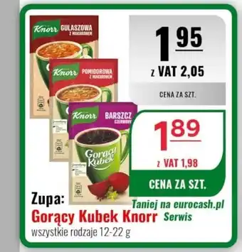 Eurocash Zupa: Gorący Kubek Knorr oferta