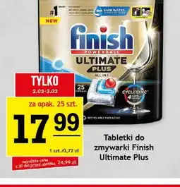 Gram Market Finish Tabletki do zmywarki Ultimate Plus oferta
