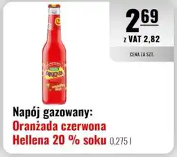 Eurocash Napój gazowany: Oranżada czerwona Hellena 20% soku oferta
