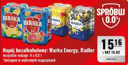 Eurocash Napój bezalkoholowy: Warka Energy, Radler oferta