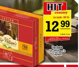 Gram Market Herbata Sir William's Ceylon oferta