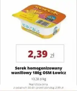 Torimpex Serek homogenizowany waniliowy OSM Łowicz oferta