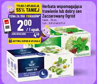 Herbata wspomagająca trawienie lub dobry sen Zaczarowany Ogród