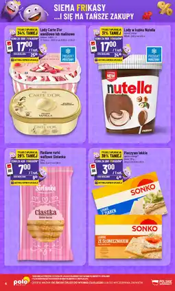 Polomarket Lody w kubku Nutella oferta