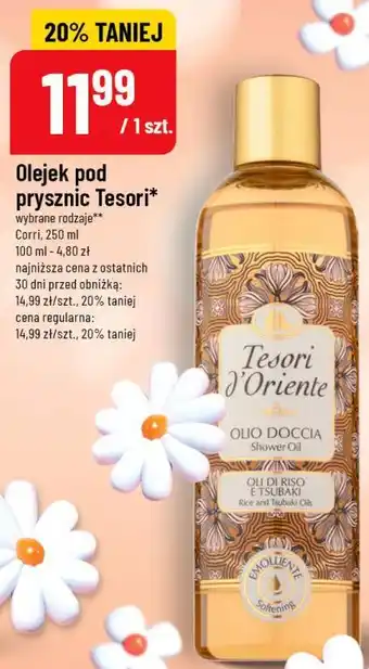 Olejek pod prysznic Tesori d'Oriente