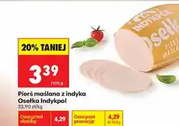 Biedronka Pierś maślana z indyka Osełka Indykpol oferta