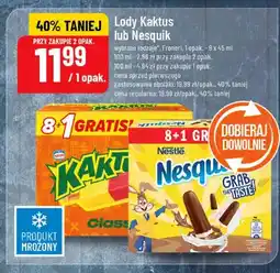 Polomarket Lody Kaktus lub Nesquik oferta