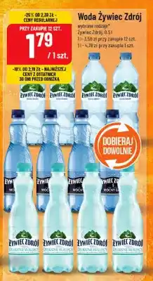 Polomarket Woda Żywiec Zdrój wybrane rodzaje oferta