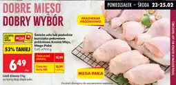 Biedronka Świeże udo lub podudzie kurczaka pakowane próżniowo Kraina Mięs, Mega Paka oferta